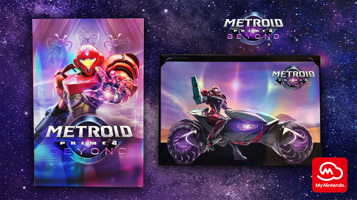 メトロイドプライム4ビヨンド ポスター Metroid Prime™ 4: Beyond Holographic Poster Set - Nintendo